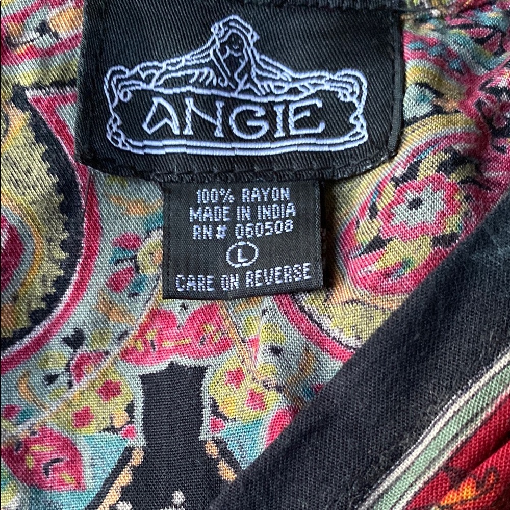 Angie Colorful Paisley Rayon Fabric